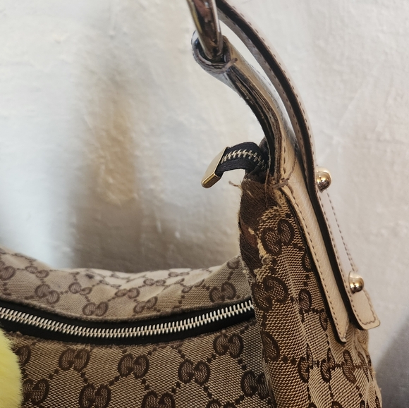 Gucci Horsebit Medium Canvas Hobo - Picture 9 of 15